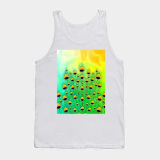 PEACOCK Feathers Tail Tank Top